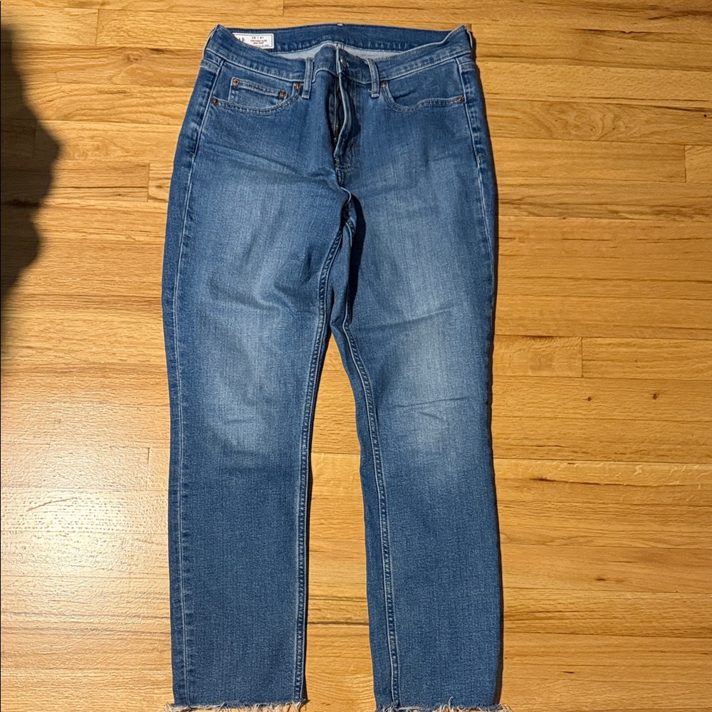 GAP Women's Vintage Slim Mid Rise Blue Jeans